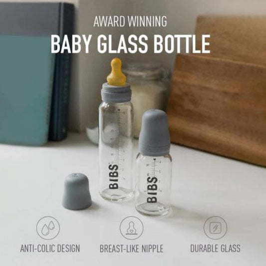 "BIBS" - Glass Bottles Sets - 225ml