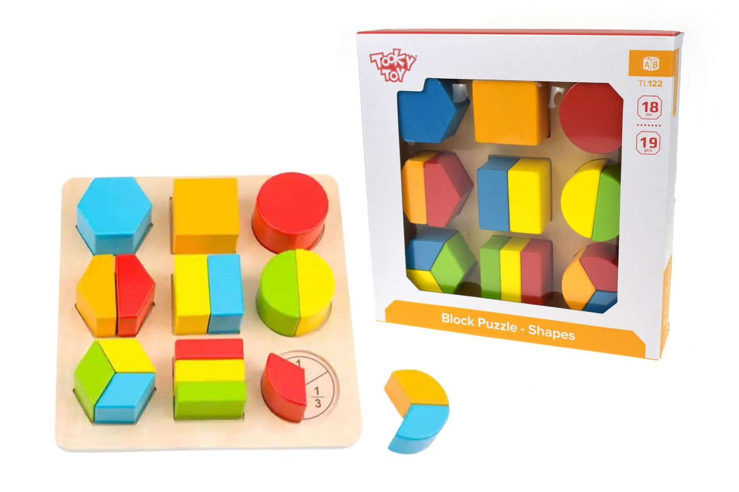 "Tooky Toys" - Block Puzzle - Shapes