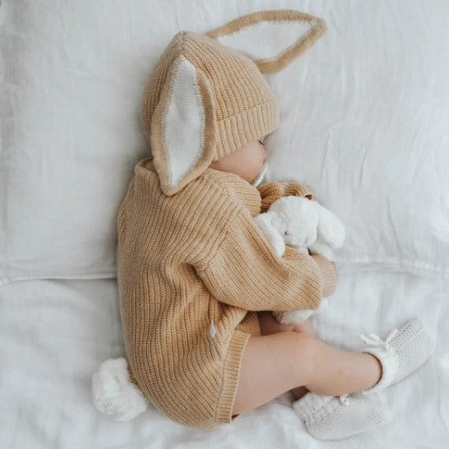 "Easter 2025" - Ziggy Lou - Beanie (Ears) - Sand Fleck