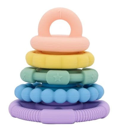 "Jellystone Designs" - Rainbow Stacker & Teething Toy