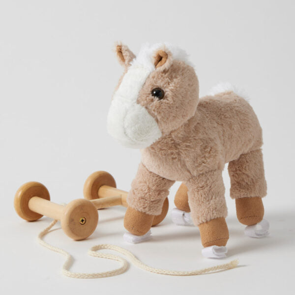 "Jiggle & Giggle" - Plush Pull Along - Horse