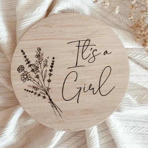 "Penny & Co" - It's a Girl Plaque