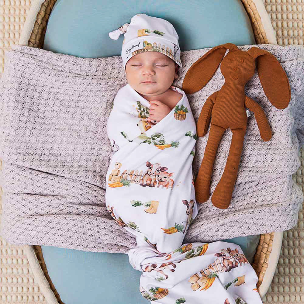 "Snuggle Hunny" - Baby Jersey Wrap Sets