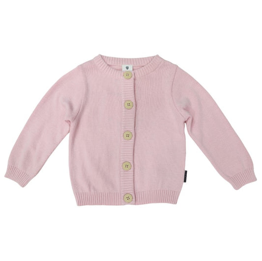 "Korango" - Knit Cardigan - Pink