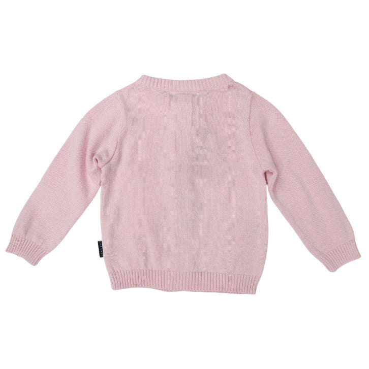 "Korango" - Knit Cardigan - Pink