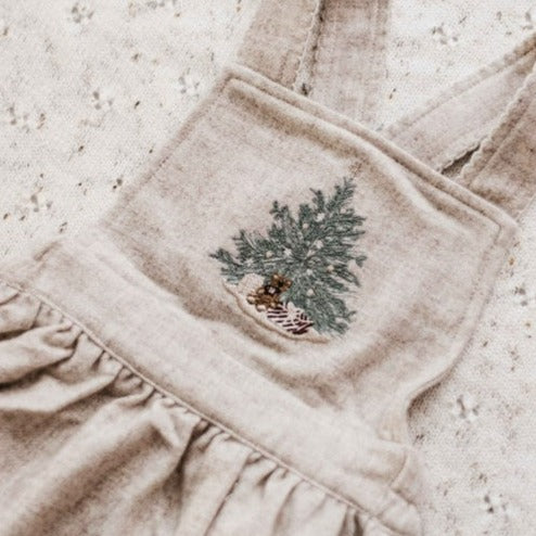 "Christmas" - Bencer & Hazelnut Linen Peshal Tree Dress