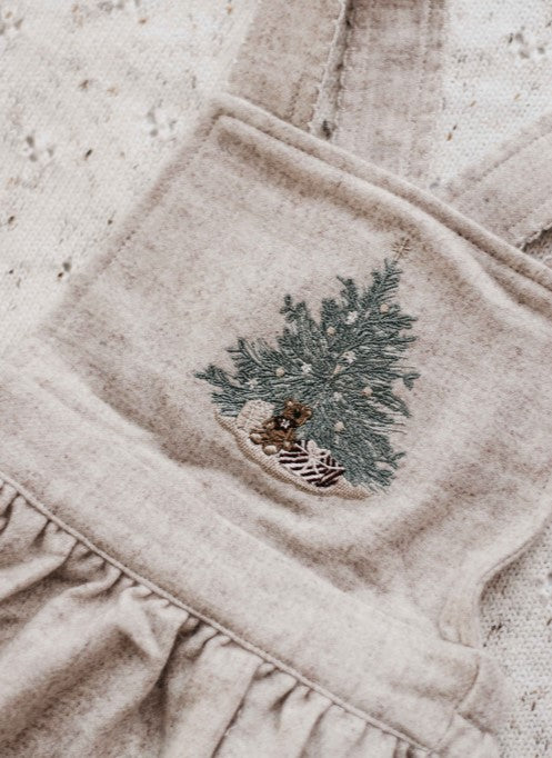 "Christmas" - Bencer & Hazelnut Linen Peshal Tree Dress