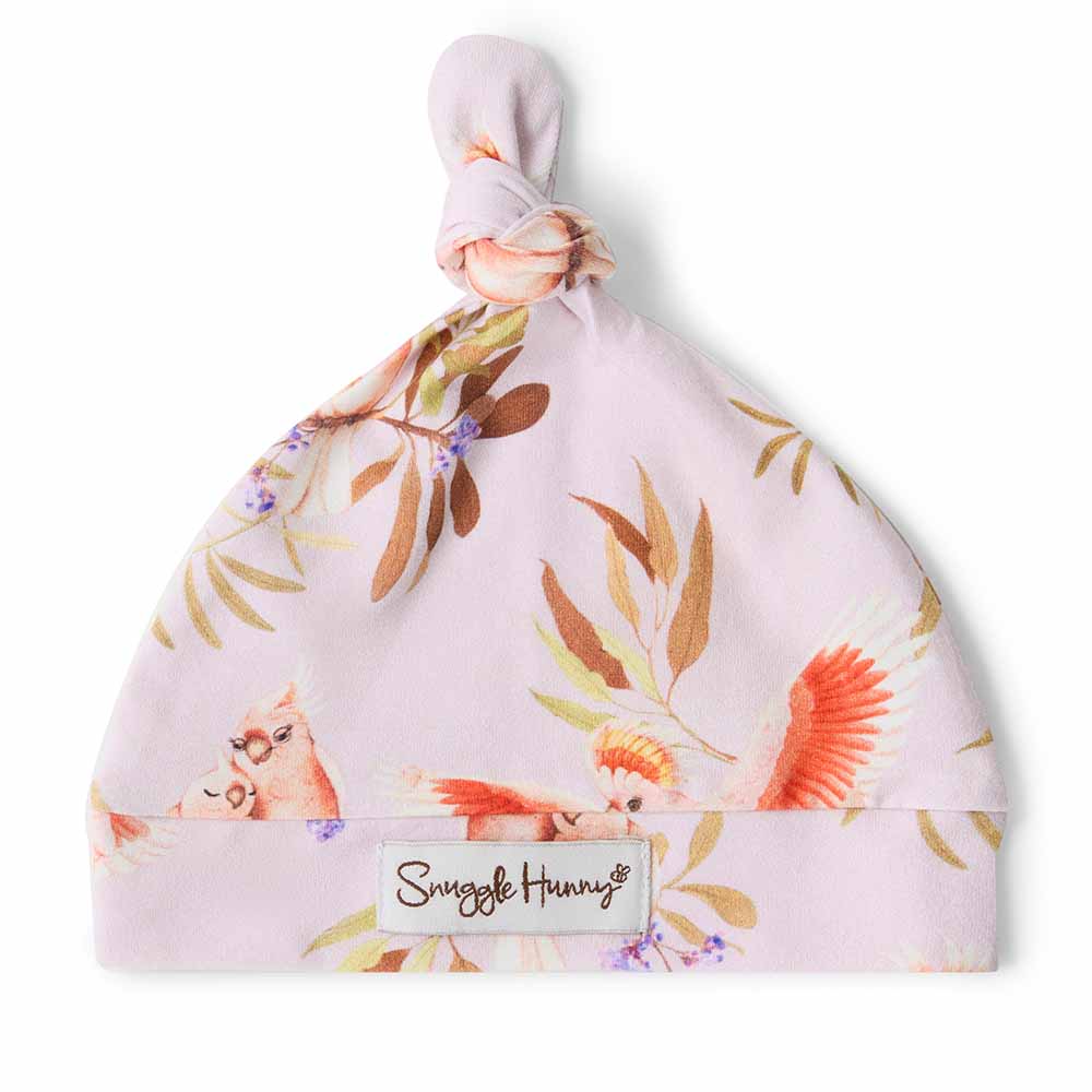 "Snuggle Hunny" - Knotted Baby Beanie