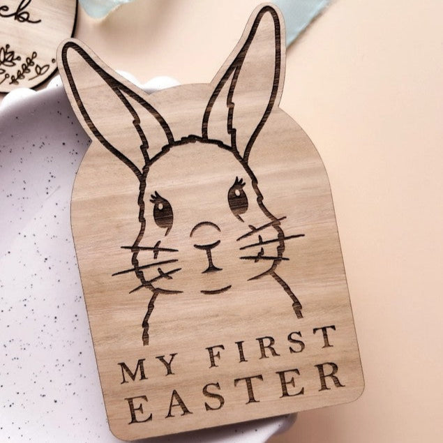 "Easter 2025" - My First Easter Plaque