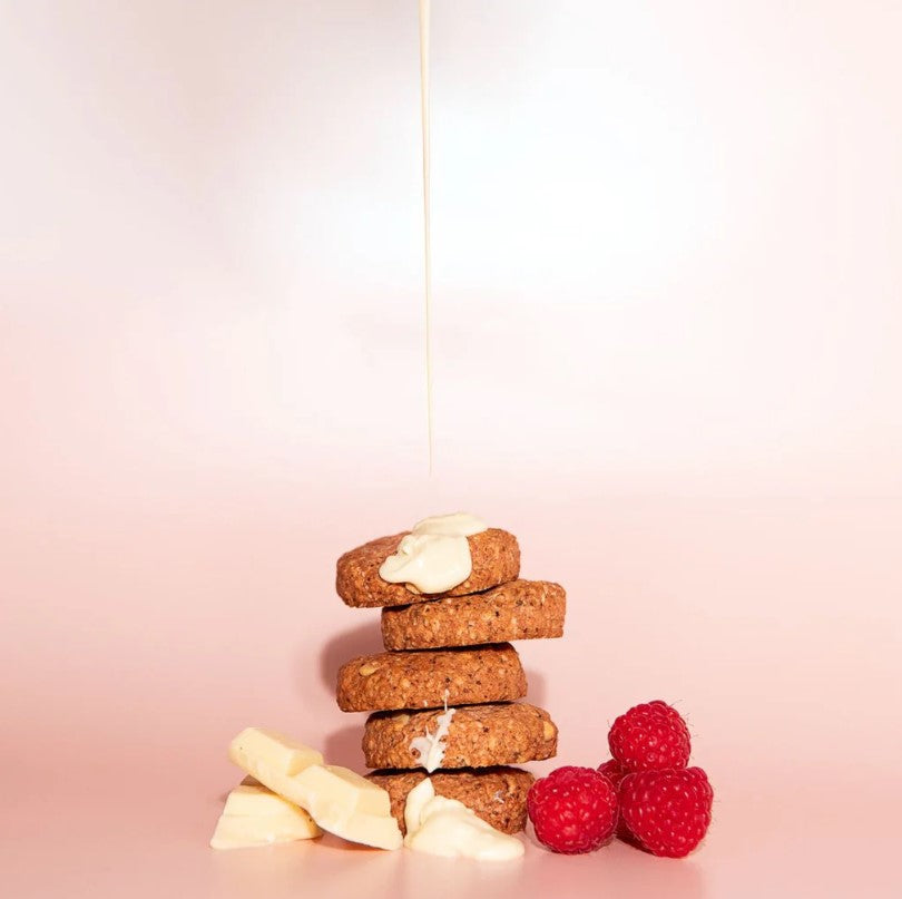 "Franjos Kitchen" - Raspberry & White Choc Lactation Biscuits