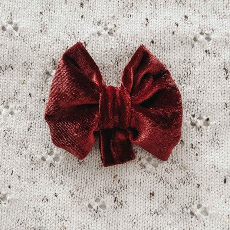 "Christmas" - Bencer & Hazelnut Red Velvet Bowtie