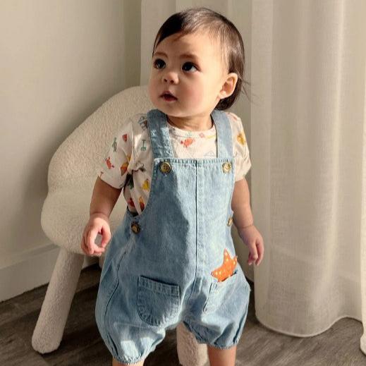 "Purebaby" - Resort Overall Set