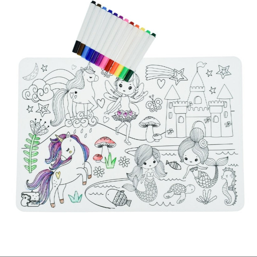 "Koala Dream" - Reusable Silicone Drawing Mat - Enchanted Kingdom