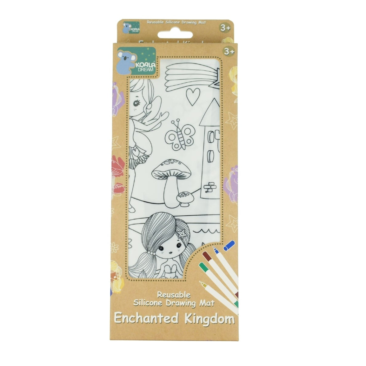 "Koala Dream" - Reusable Silicone Drawing Mat - Enchanted Kingdom