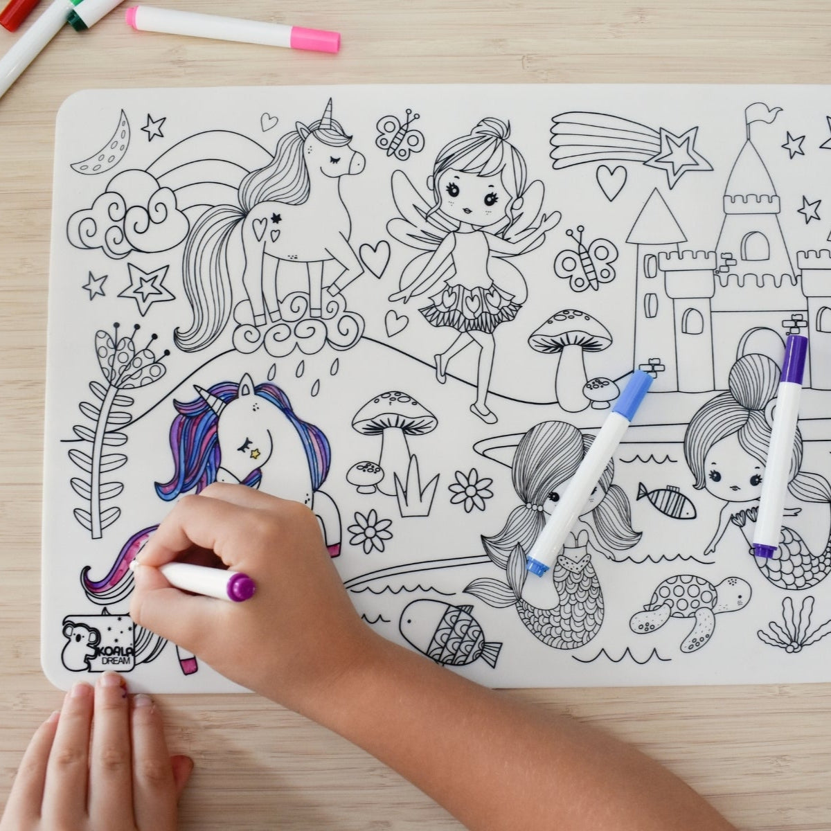 "Koala Dream" - Reusable Silicone Drawing Mat - Enchanted Kingdom