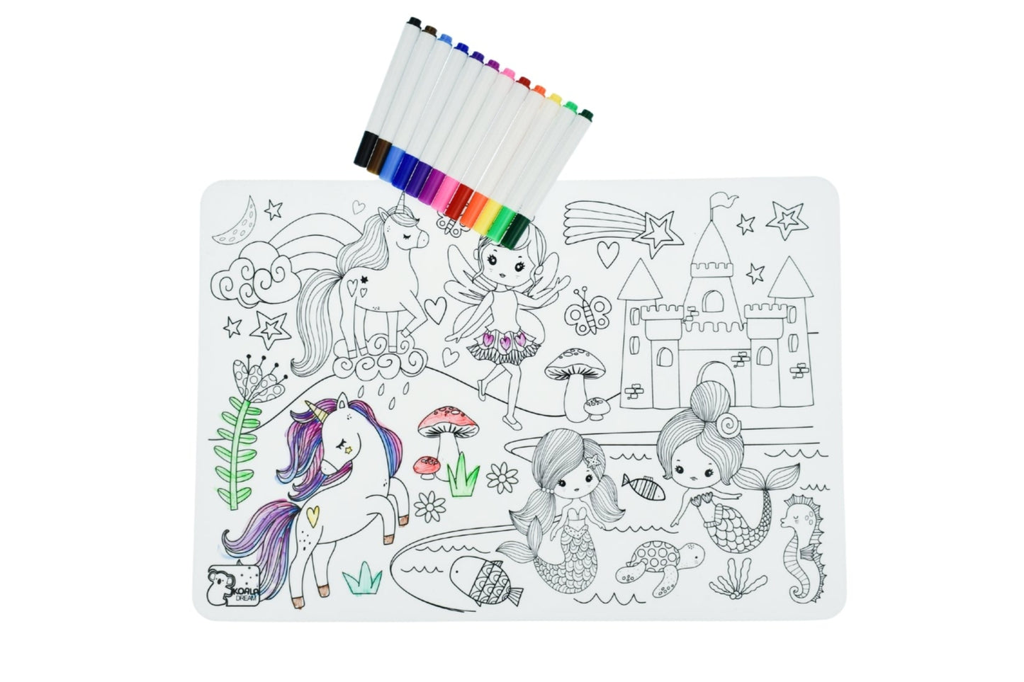 "Koala Dream" - Reusable Silicone Drawing Mat - Enchanted Kingdom