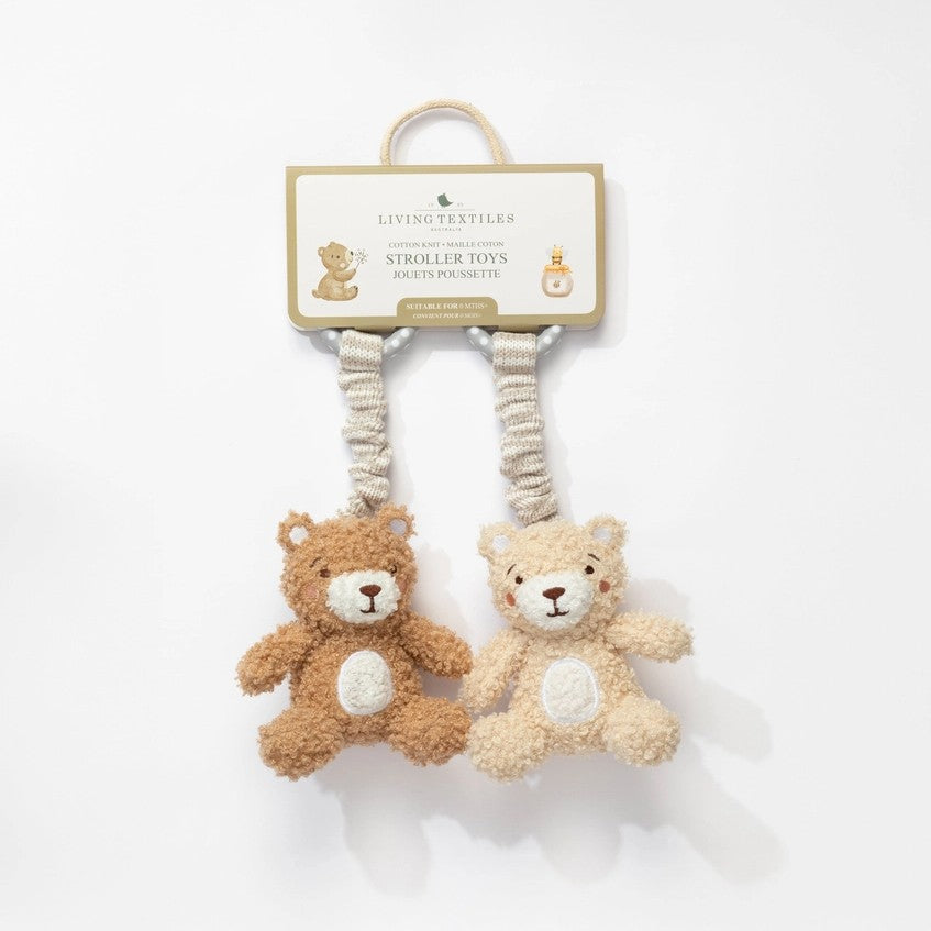 "The Living Textiles Company" - Stroller Toys - Cuddly Bears