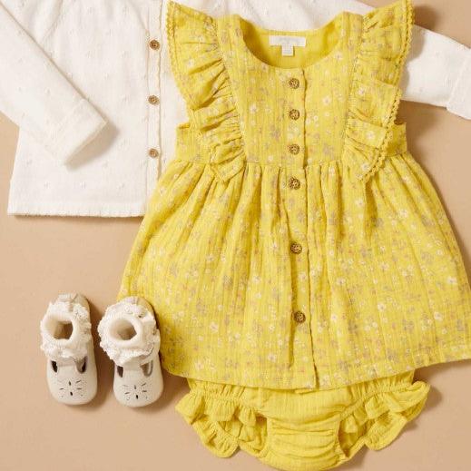 "Purebaby" -  Sunshine Floral Dress