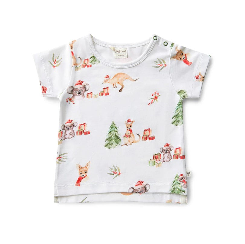 "Christmas" - Snuggle Hunny T-Shirt- Kangas & Koalas