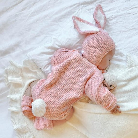 "Easter 2025" - Ziggy Lou - Bubble Romper - Berry Fleck