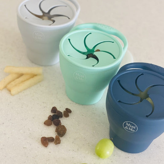 "Mini & Me" - Collapsible Snack Cup with Lid