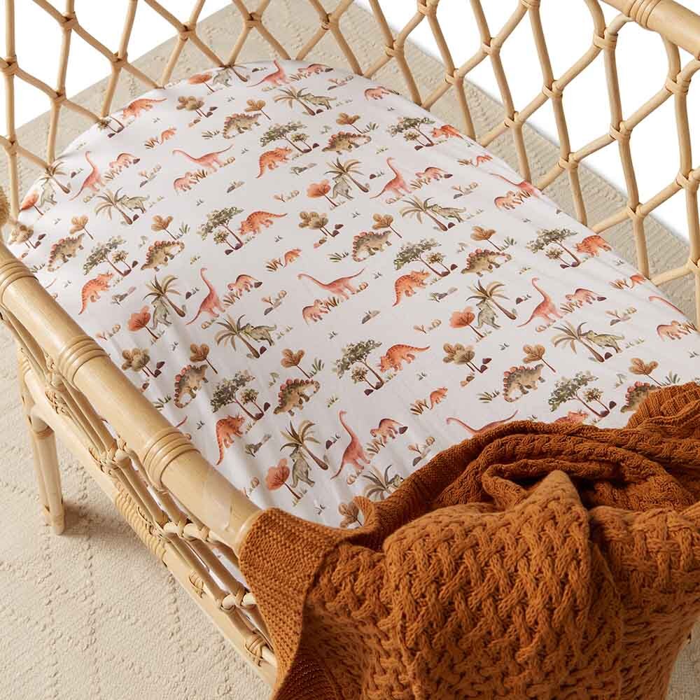"Snuggle Hunny" - Fitted Bassinet Sheet/Change Pad Cover