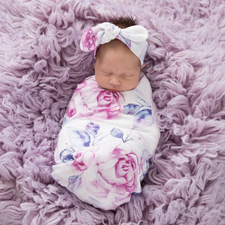 "Snuggle Hunny" - Baby Jersey Wrap Sets