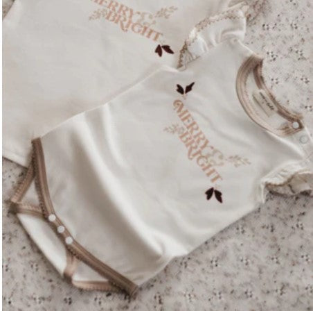 "Christmas" - Bencer & Hazelnut Merry & Bright Bodysuit