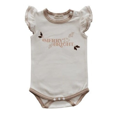 "Christmas" - Bencer & Hazelnut Merry & Bright Bodysuit