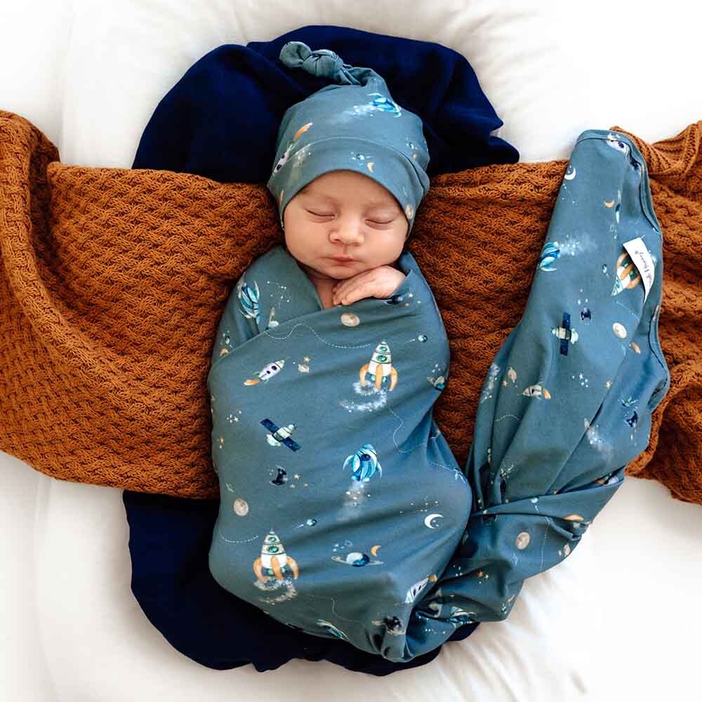 "Snuggle Hunny" - Baby Jersey Wrap Sets