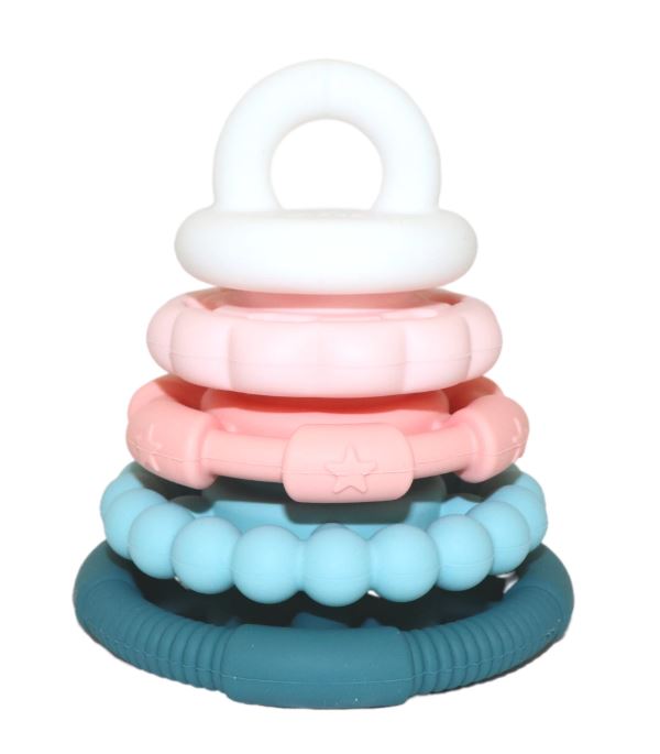 "Jellystone Designs" - Rainbow Stacker & Teething Toy