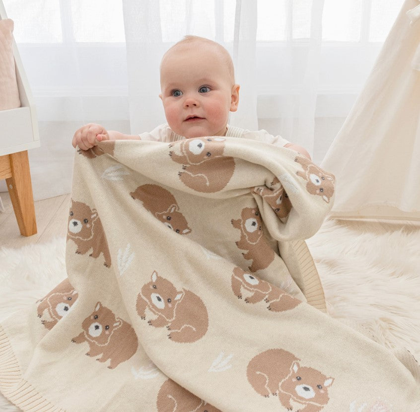 The Living Textiles Company Australiana Baby Blankets Little Loves Baby Boutique